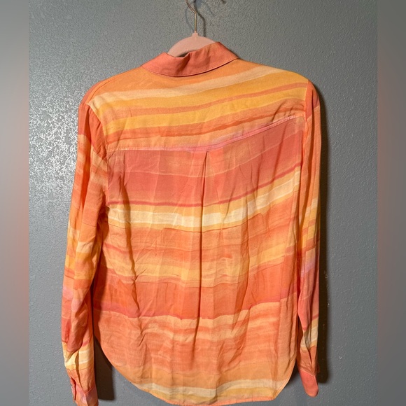 Anthropologie Cloth & Stone Button Down Top- Small - Picture 2 of 6